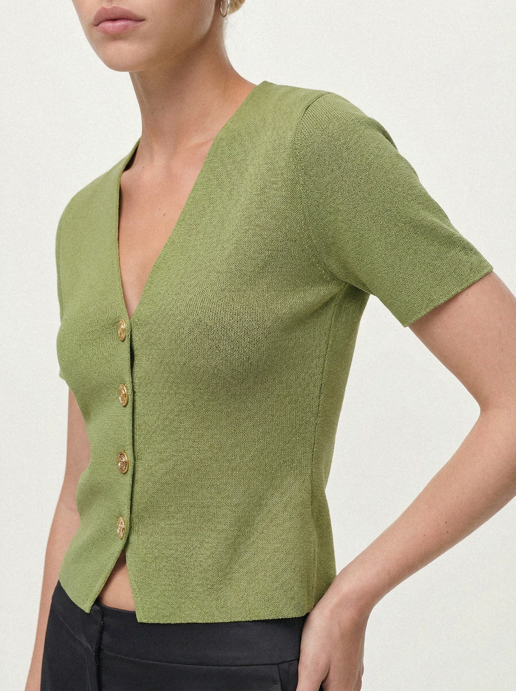 Short Sleeve Cardigan
