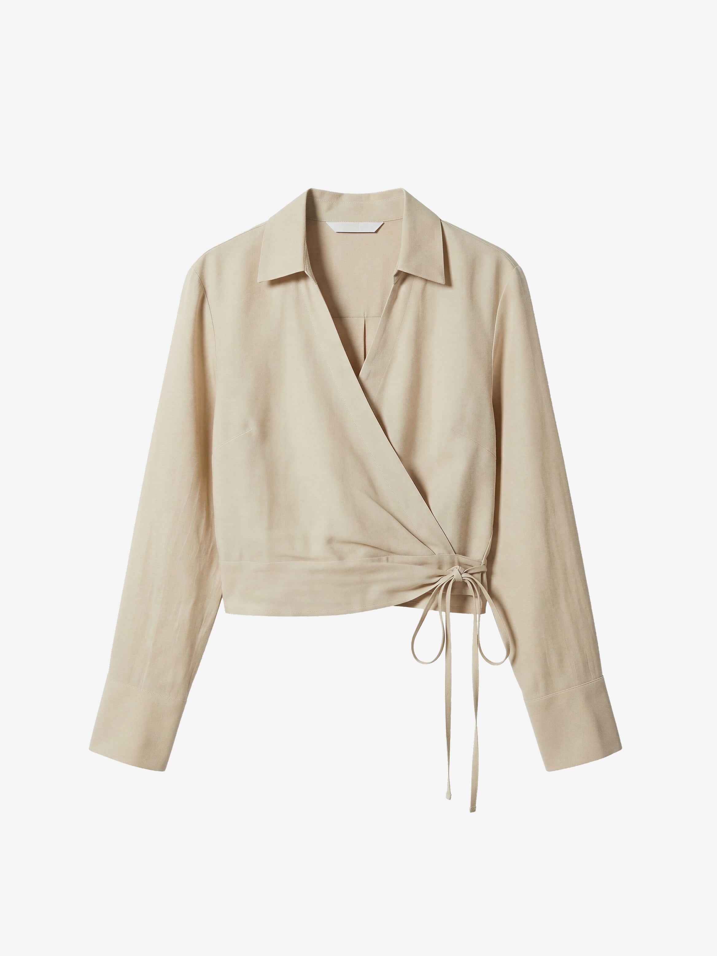 Long Sleeve Wrap Top