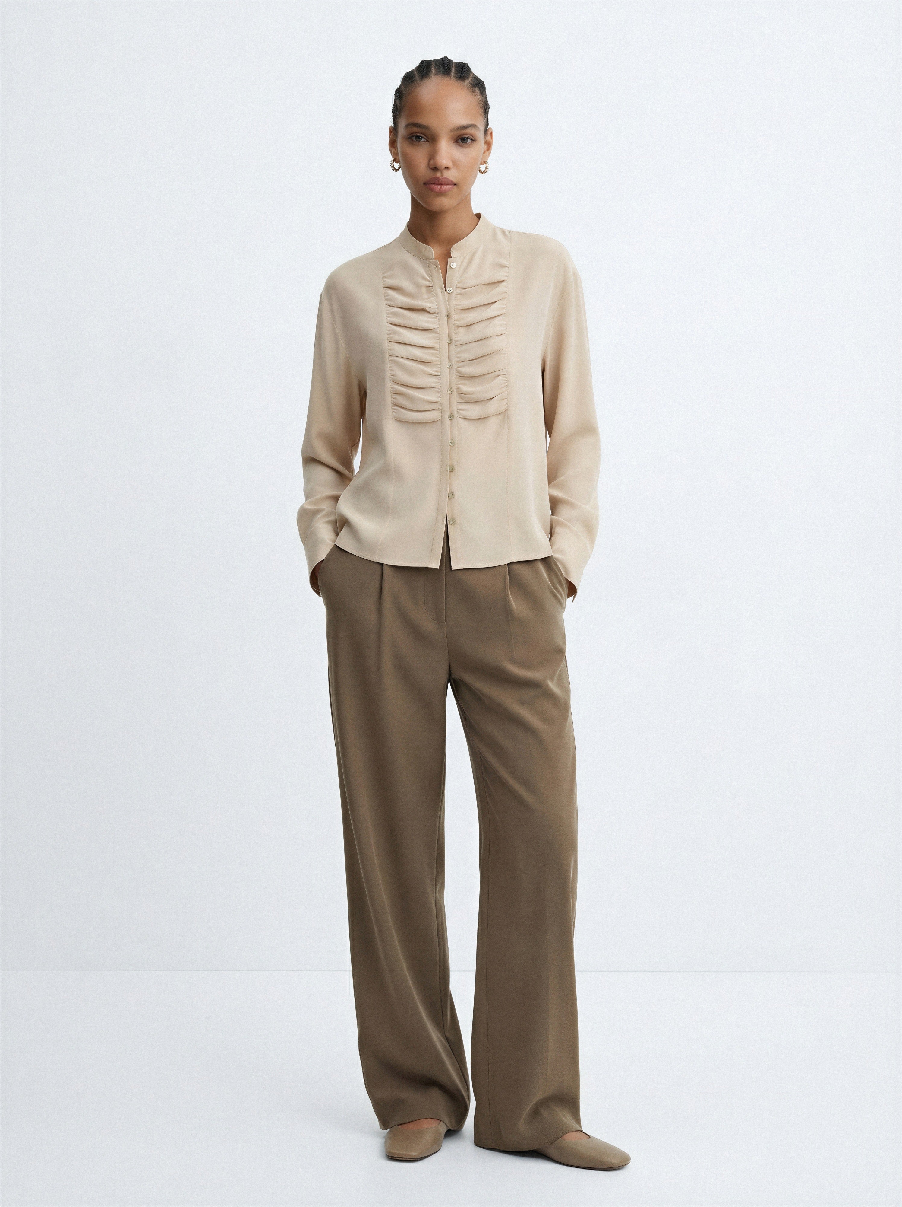 Straight-Leg Trousers