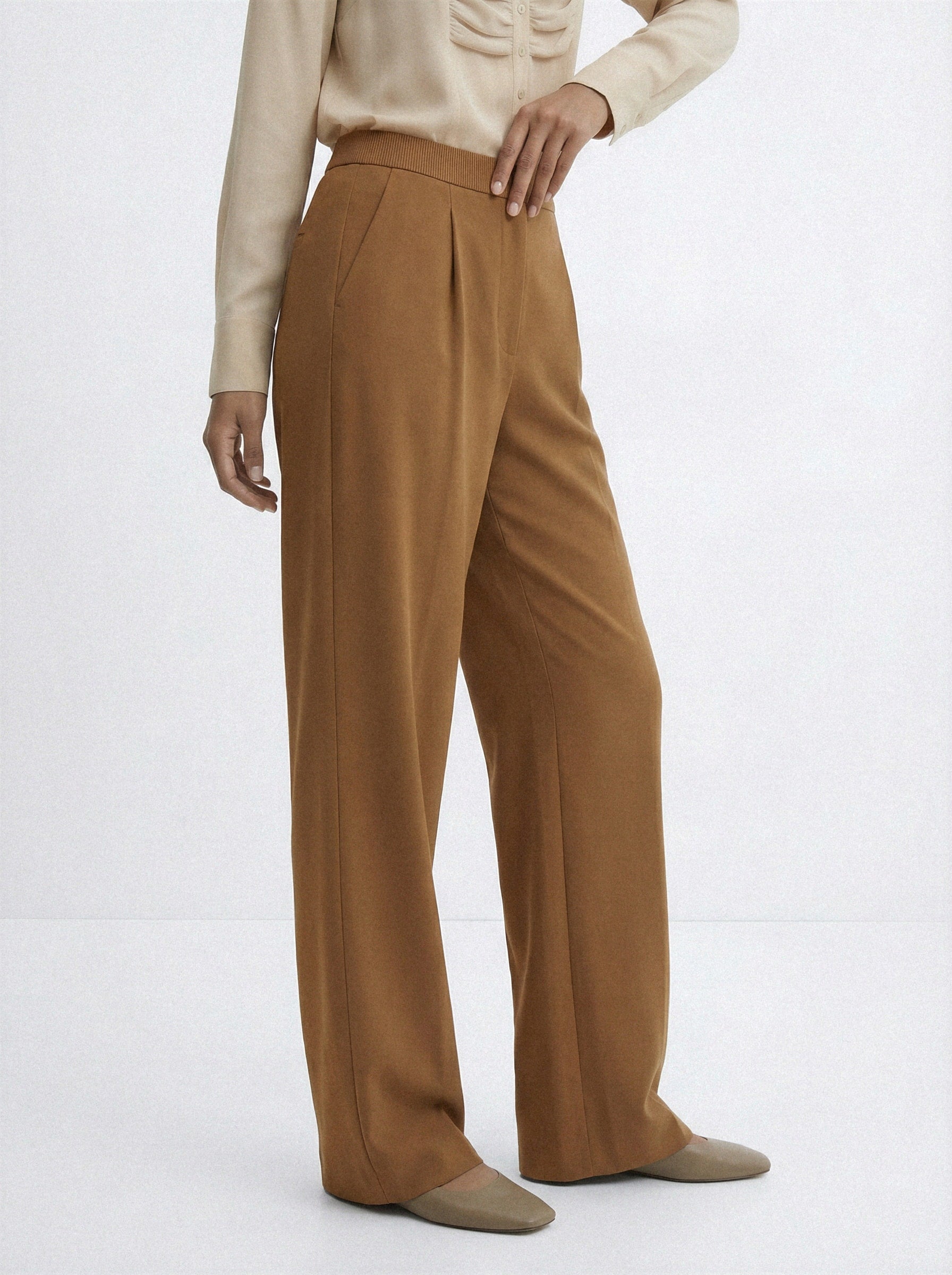 Straight-Leg Trousers