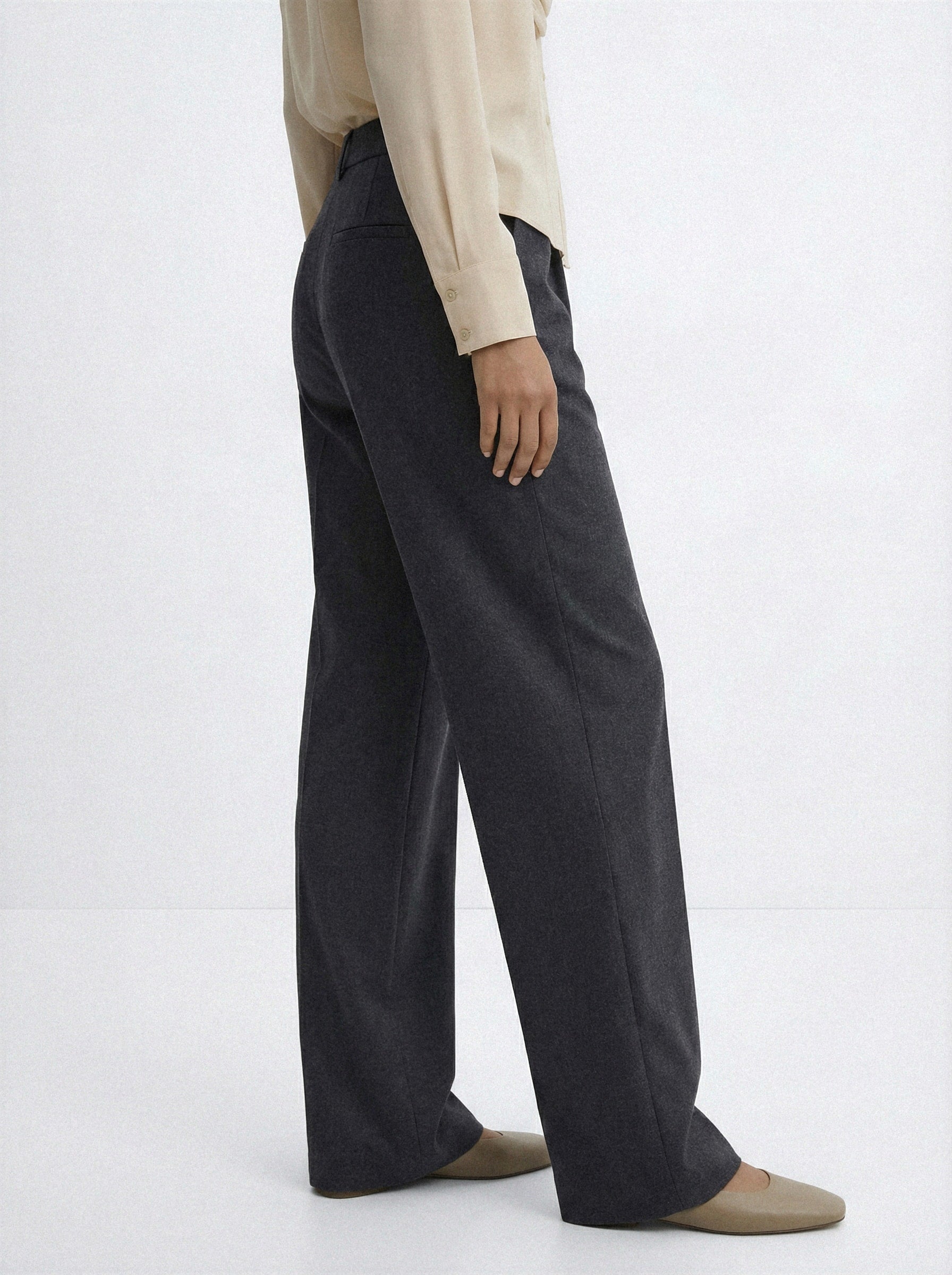 Straight-Leg Trousers