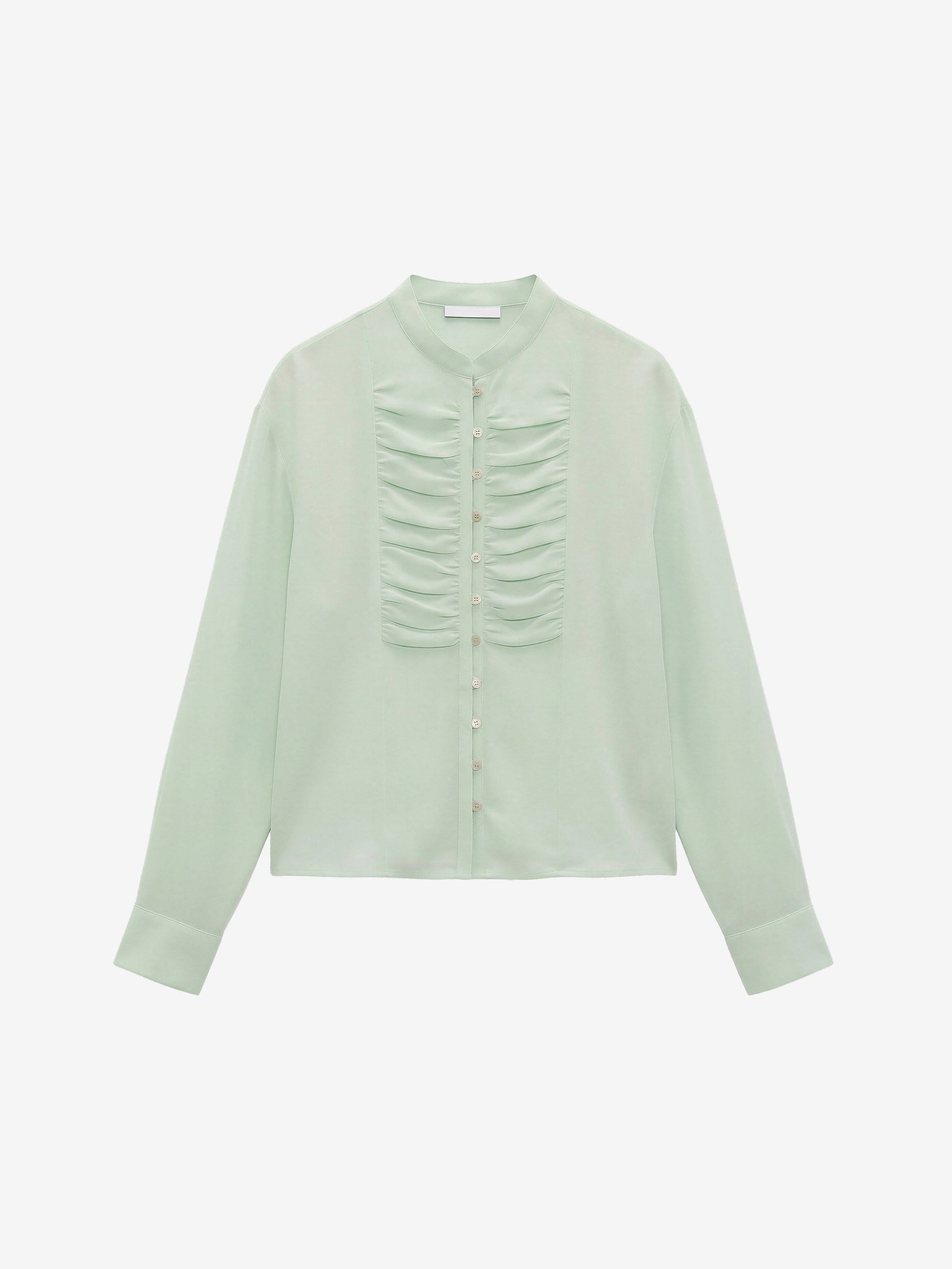 Pleated Front Shirt