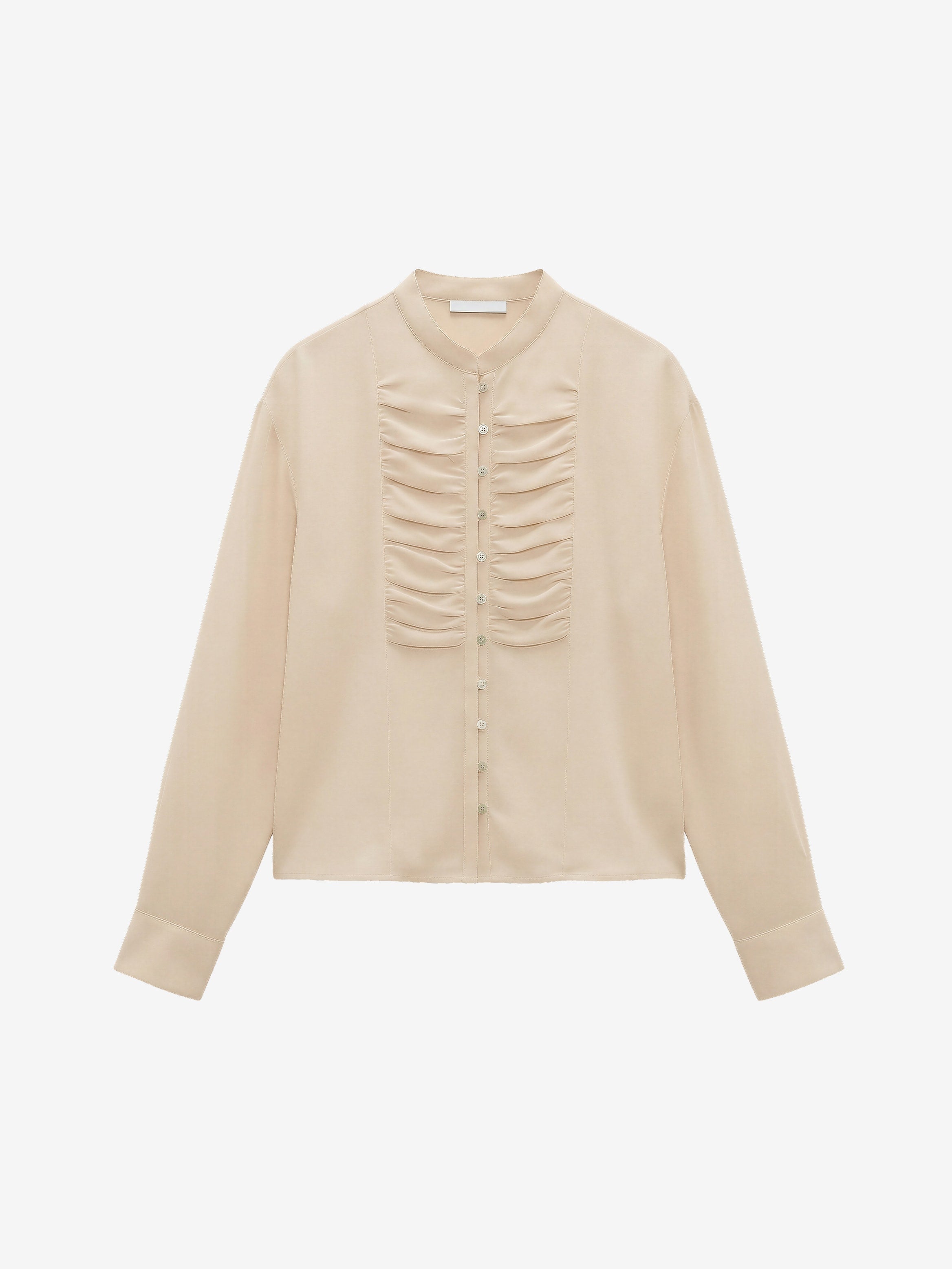 Pleated Front Shirt